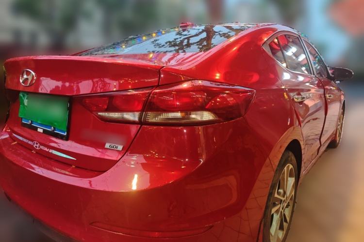 Used Hyundai Elantra (6th Generation / Lingdong) 2018 1.6L Automatic 15th Anniversary Special Edition Rear Right 45 Deg