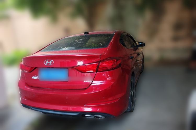 Used Hyundai Elantra (6th Generation / Lingdong) 2018 1.4T Dual-Clutch Xuan Dong · Dynamic Edition Rear Right 45 Deg