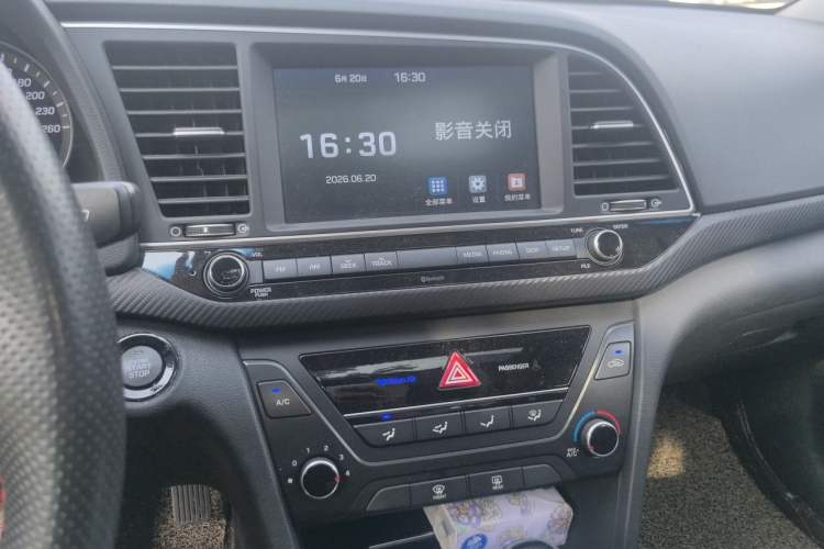 Used Hyundai Elantra (6th Generation / Lingdong) 2018 1.4T Dual-Clutch Xuan Dong · Dynamic Edition Audio And AC Panel