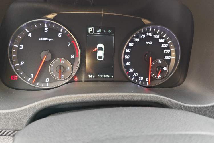 Used Hyundai Elantra (6th Generation / Lingdong) 2018 1.4T Dual-Clutch Xuan Dong · Dynamic Edition Odometer Close Up