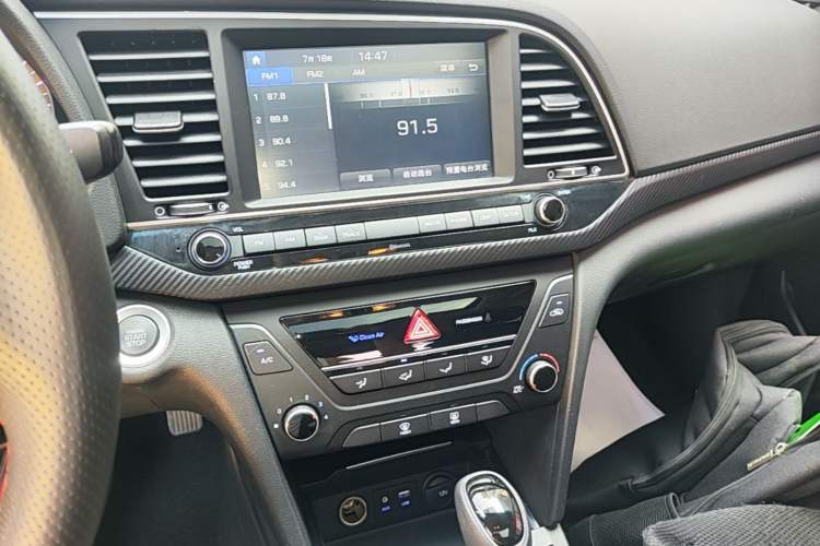 Used Hyundai Elantra (6th Generation / Lingdong) 2018 1.4T Dual-Clutch Xuan Dong · Dynamic Edition Audio And AC Panel