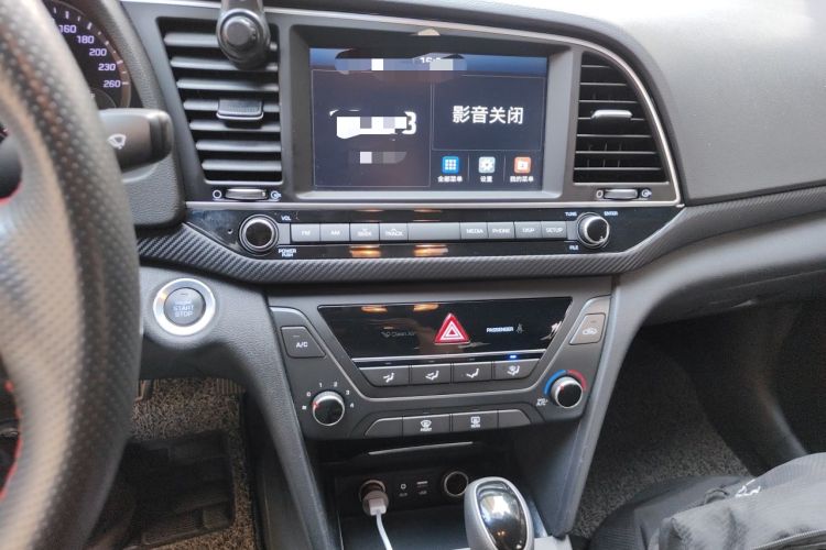 Used Hyundai Elantra (6th Generation / Lingdong) 2018 1.4T Dual-Clutch Xuan Dong · Dynamic Edition Audio And AC Panel