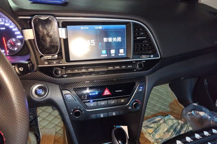 Used Hyundai Elantra (6th Generation / Lingdong) 2018 1.4T Dual-Clutch Xuan Dong · Dynamic Edition Audio And AC Panel