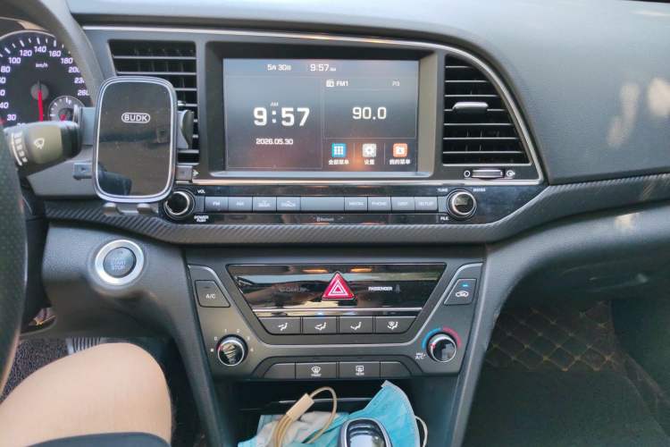 Used Hyundai Elantra (6th Generation / Lingdong) 2018 1.4T Dual-Clutch Xuan Dong · Dynamic Edition Audio And AC Panel