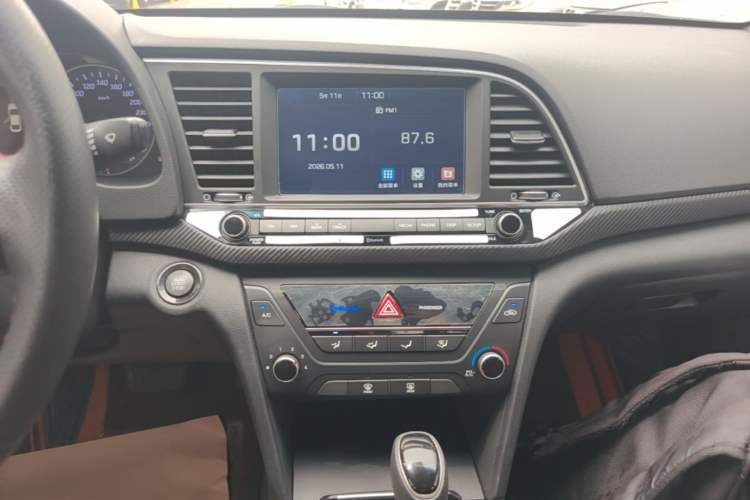Used Hyundai Elantra (6th Generation / Lingdong) 2018 1.4T Dual-Clutch Xuan Dong · Dynamic Edition Audio And AC Panel