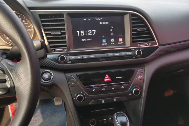 Used Hyundai Elantra (6th Generation / Lingdong) 2018 1.4T Dual-Clutch Xuan Dong · Dynamic Edition Audio And AC Panel