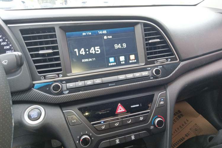 Used Hyundai Elantra (6th Generation / Lingdong) 2018 1.4T Dual-Clutch Xuan Dong · Dynamic Edition Audio And AC Panel