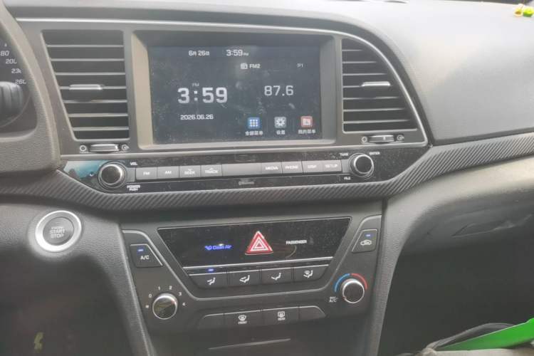 Used Hyundai Elantra (6th Generation / Lingdong) 2018 1.4T Dual-Clutch Xuan Dong · Dynamic Edition Audio And AC Panel