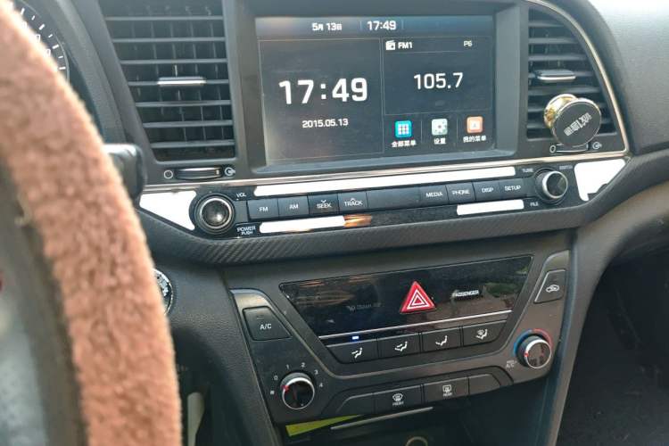 Used Hyundai Elantra (6th Generation / Lingdong) 2018 1.4T Dual-Clutch Xuan Dong · Dynamic Edition Audio And AC Panel