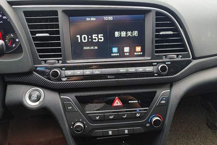 Used Hyundai Elantra (6th Generation / Lingdong) 2018 1.4T Dual-Clutch Xuan Dong · Dynamic Edition Audio And AC Panel