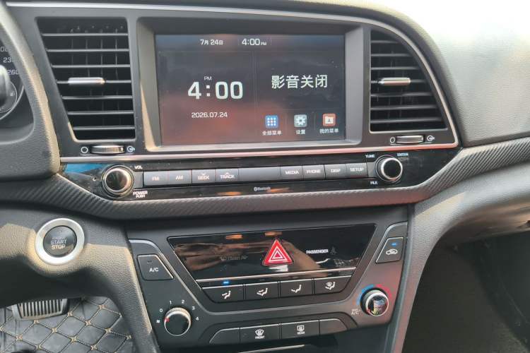 Used Hyundai Elantra (6th Generation / Lingdong) 2018 1.4T Dual-Clutch Xuan Dong · Dynamic Edition Audio And AC Panel