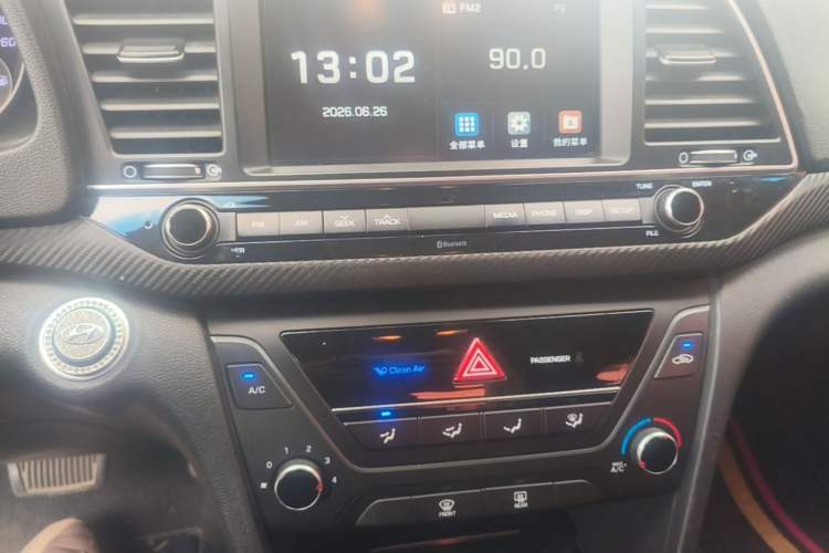 Used Hyundai Elantra (6th Generation / Lingdong) 2018 1.4T Dual-Clutch Xuan Dong · Dynamic Edition Audio And AC Panel