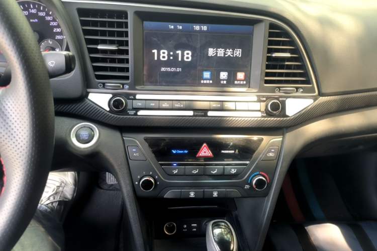 Used Hyundai Elantra (6th Generation / Lingdong) 2018 1.4T Dual-Clutch Xuan Dong · Dynamic Edition Audio And AC Panel