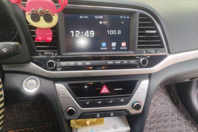 Used Hyundai Elantra (6th Generation / Lingdong) 2018 1.6L Automatic 15th Anniversary Special Edition Audio And AC Panel