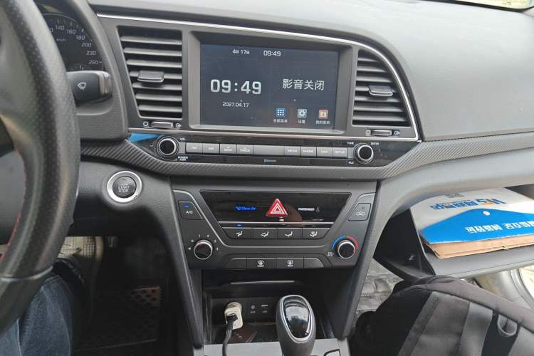 Used Hyundai Elantra (6th Generation / Lingdong) 2018 1.4T Dual-Clutch Xuan Dong · Dynamic Edition Audio And AC Panel