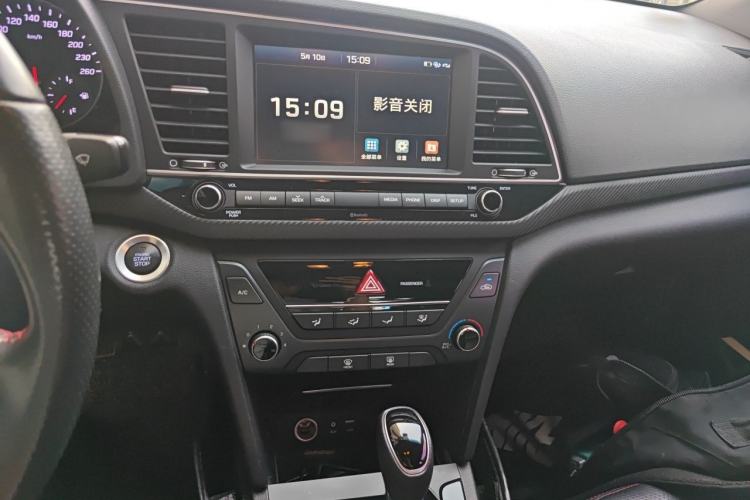 Used Hyundai Elantra (6th Generation / Lingdong) 2018 1.4T Dual-Clutch Xuan Dong · Dynamic Edition Audio And AC Panel