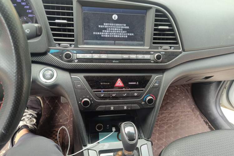 Used Hyundai Elantra (6th Generation / Lingdong) 2018 1.4T Dual-Clutch Xuan Dong · Dynamic Edition Audio And AC Panel