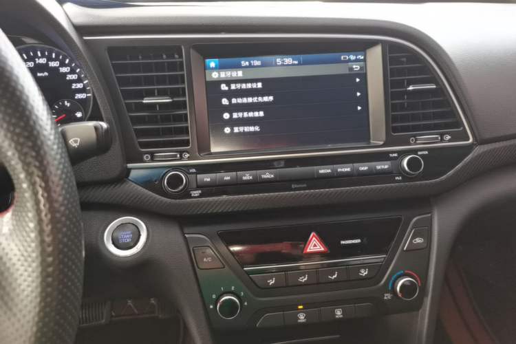 Used Hyundai Elantra (6th Generation / Lingdong) 2018 1.4T Dual-Clutch Xuan Dong · Dynamic Edition Audio And AC Panel
