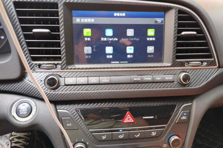 Used Hyundai Elantra (6th Generation / Lingdong) 2018 1.4T Dual-Clutch Xuan Dong · Dynamic Edition Audio And AC Panel