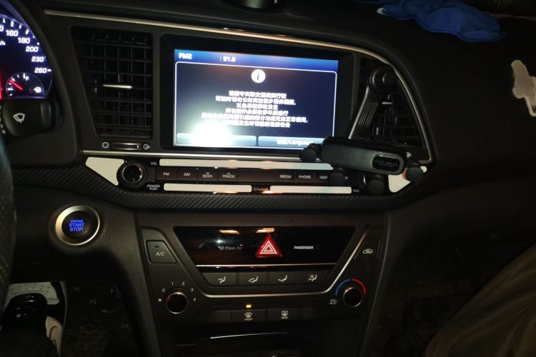 Used Hyundai Elantra (6th Generation / Lingdong) 2018 1.4T Dual-Clutch Xuan Dong · Dynamic Edition Audio And AC Panel