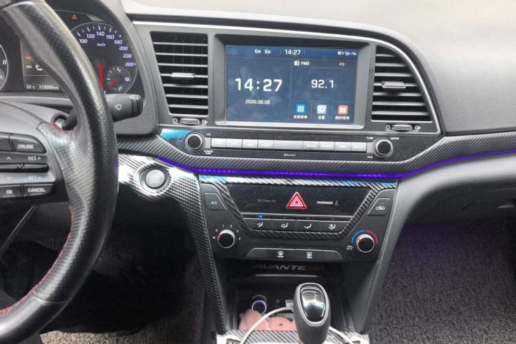 Used Hyundai Elantra (6th Generation / Lingdong) 2018 1.4T Dual-Clutch Xuan Dong · Dynamic Edition Audio And AC Panel