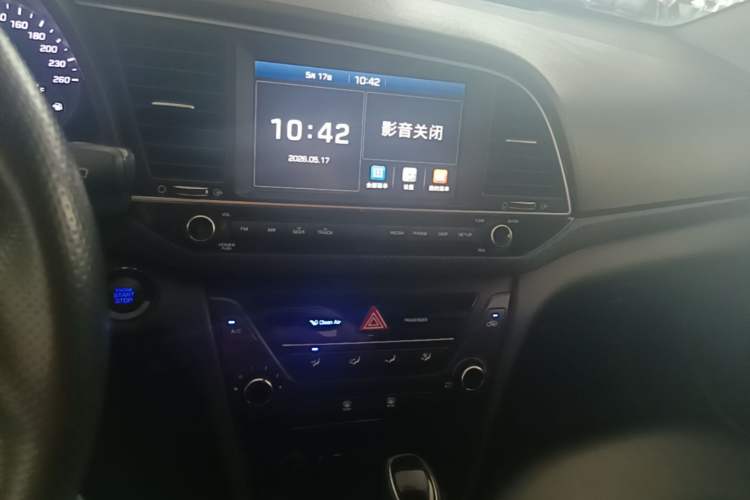 Used Hyundai Elantra (6th Generation / Lingdong) 2018 1.4T Dual-Clutch Xuan Dong · Dynamic Edition Audio And AC Panel