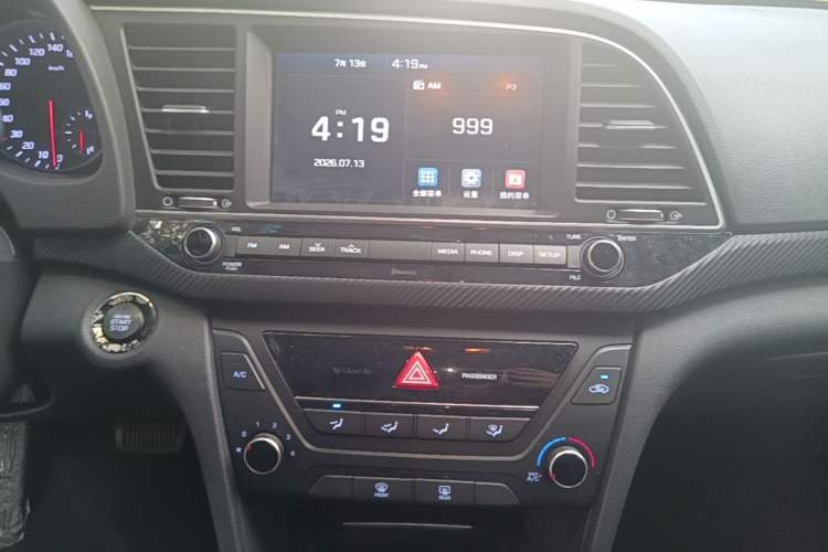 Used Hyundai Elantra (6th Generation / Lingdong) 2018 1.4T Dual-Clutch Xuan Dong · Dynamic Edition Audio And AC Panel
