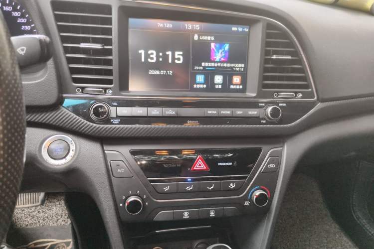 Used Hyundai Elantra (6th Generation / Lingdong) 2018 1.4T Dual-Clutch Xuan Dong · Dynamic Edition Audio And AC Panel