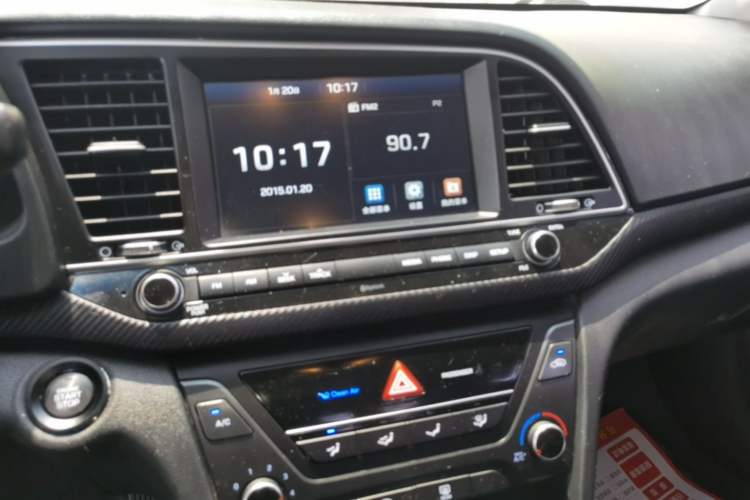 Used Hyundai Elantra (6th Generation / Lingdong) 2018 1.4T Dual-Clutch Xuan Dong · Dynamic Edition Audio And AC Panel