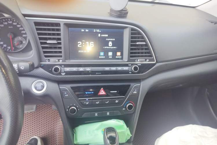 Used Hyundai Elantra (6th Generation / Lingdong) 2018 1.4T Dual-Clutch Xuan Dong · Dynamic Edition Audio And AC Panel