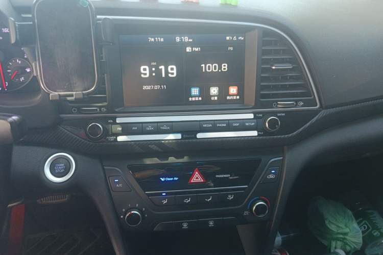Used Hyundai Elantra (6th Generation / Lingdong) 2018 1.4T Dual-Clutch Xuan Dong · Dynamic Edition Audio And AC Panel