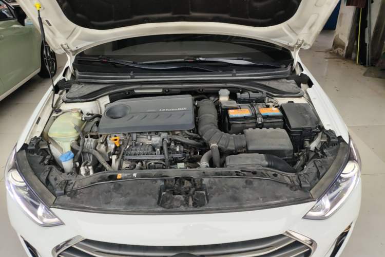 Used Hyundai Elantra (6th Generation / Lingdong) 2018 1.4T Dual-Clutch Xuan Dong · Dynamic Edition Engine Bay