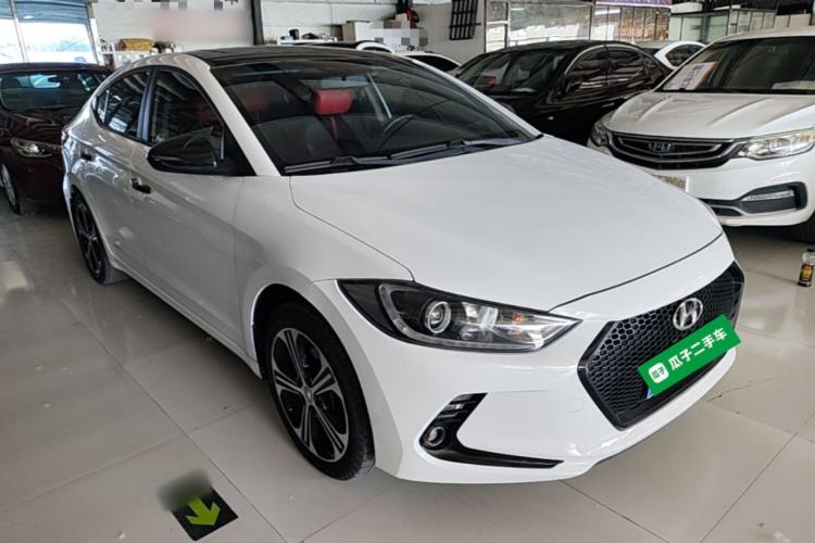 Used Hyundai Elantra (6th Generation / Lingdong) 2018 1.4T Dual-Clutch Xuan Dong · Dynamic Edition Front Right 45 Deg