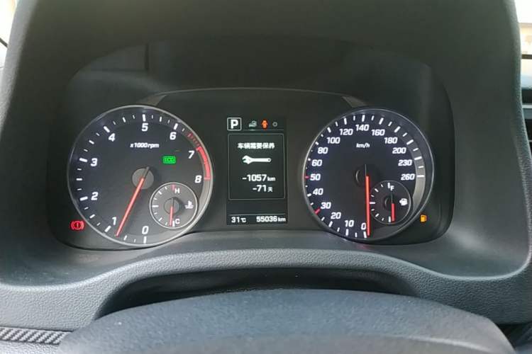 Used Hyundai Elantra (6th Generation / Lingdong) 2018 1.4T Dual-Clutch Xuan Dong · Dynamic Edition Instrument Cluster