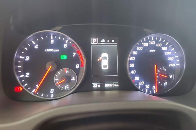 Used Hyundai Elantra (6th Generation / Lingdong) 2018 1.4T Dual-Clutch Xuan Dong · Dynamic Edition Instrument Cluster
