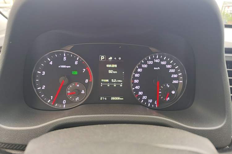 Used Hyundai Elantra (6th Generation / Lingdong) 2018 1.4T Dual-Clutch Xuan Dong · Dynamic Edition Instrument Cluster