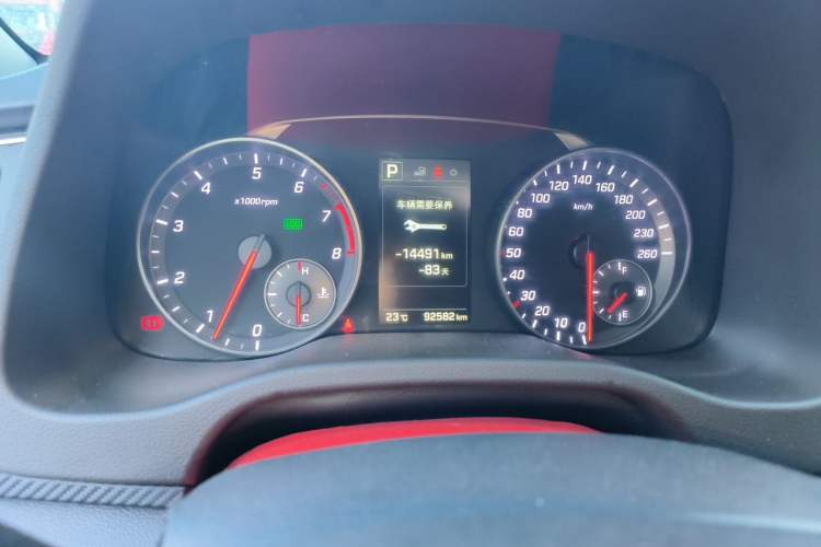 Used Hyundai Elantra (6th Generation / Lingdong) 2018 1.4T Dual-Clutch Xuan Dong · Dynamic Edition Instrument Cluster