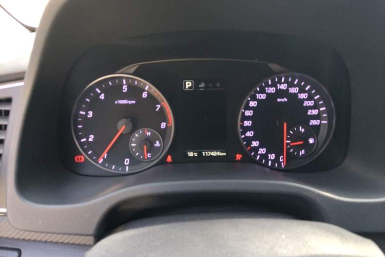 Used Hyundai Elantra (6th Generation / Lingdong) 2018 1.4T Dual-Clutch Xuan Dong · Dynamic Edition Instrument Cluster