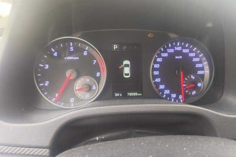 Used Hyundai Elantra (6th Generation / Lingdong) 2018 1.4T Dual-Clutch Xuan Dong · Dynamic Edition Instrument Cluster