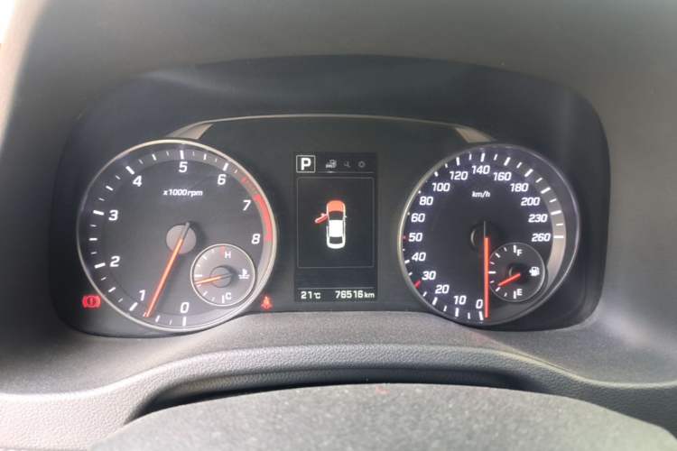 Used Hyundai Elantra (6th Generation / Lingdong) 2018 1.4T Dual-Clutch Xuan Dong · Dynamic Edition Instrument Cluster