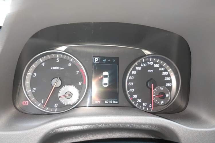 Used Hyundai Elantra (6th Generation / Lingdong) 2018 1.4T Dual-Clutch Xuan Dong · Dynamic Edition Instrument Cluster