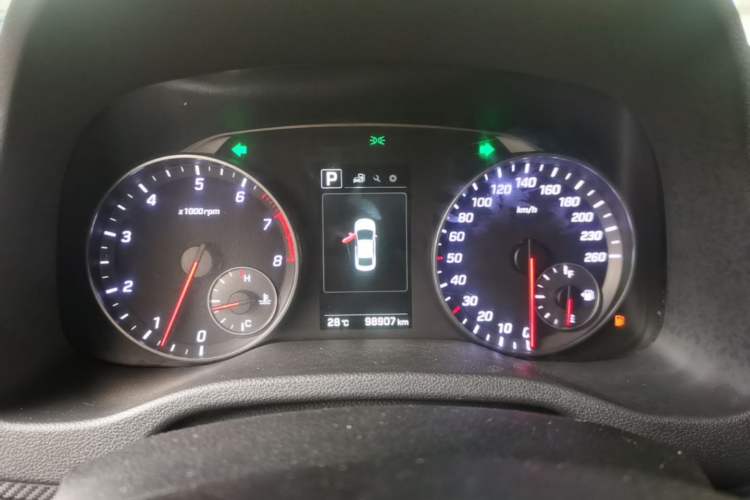 Used Hyundai Elantra (6th Generation / Lingdong) 2018 1.4T Dual-Clutch Xuan Dong · Dynamic Edition Instrument Cluster