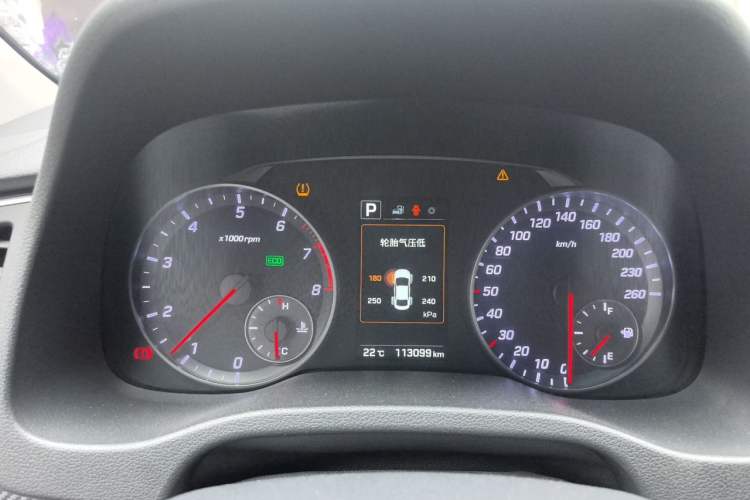 Used Hyundai Elantra (6th Generation / Lingdong) 2018 1.4T Dual-Clutch Xuan Dong · Dynamic Edition Instrument Cluster