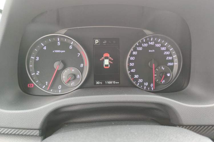Used Hyundai Elantra (6th Generation / Lingdong) 2018 1.4T Dual-Clutch Xuan Dong · Dynamic Edition Instrument Cluster