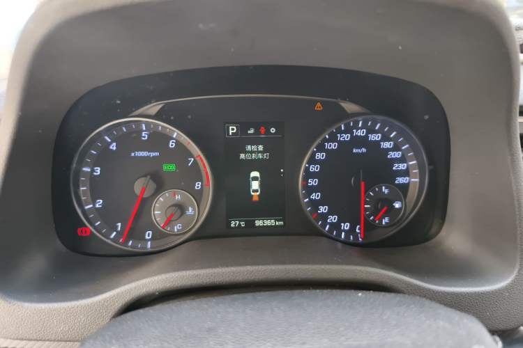 Used Hyundai Elantra (6th Generation / Lingdong) 2018 1.4T Dual-Clutch Xuan Dong · Dynamic Edition Instrument Cluster
