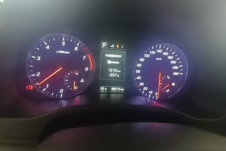 Used Hyundai Elantra (6th Generation / Lingdong) 2018 1.4T Dual-Clutch Xuan Dong · Dynamic Edition Instrument Cluster