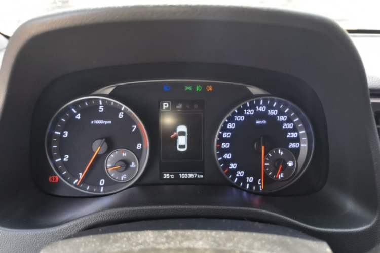Used Hyundai Elantra (6th Generation / Lingdong) 2018 1.4T Dual-Clutch Xuan Dong · Dynamic Edition Instrument Cluster