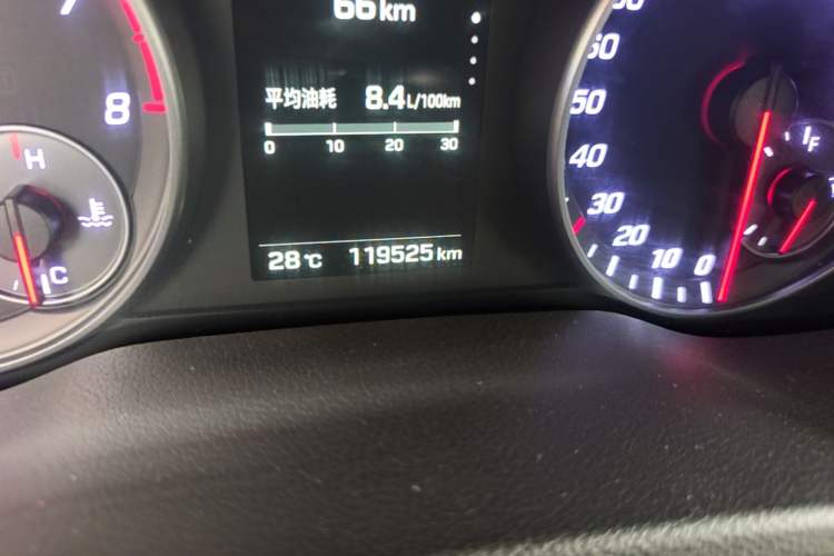 Used Hyundai Elantra (6th Generation / Lingdong) 2018 1.4T Dual-Clutch Xuan Dong · Dynamic Edition Odometer Close Up