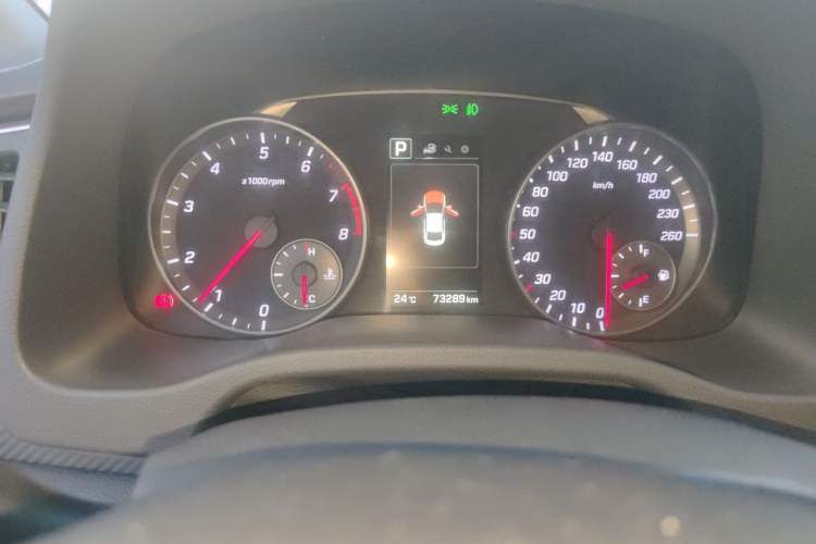 Used Hyundai Elantra (6th Generation / Lingdong) 2018 1.4T Dual-Clutch Xuan Dong · Dynamic Edition Odometer Close Up