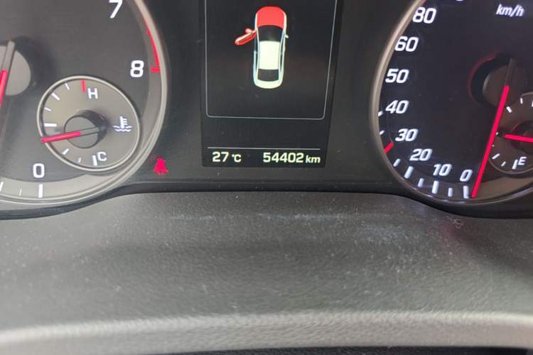 Used Hyundai Elantra (6th Generation / Lingdong) 2018 1.4T Dual-Clutch Xuan Dong · Dynamic Edition Odometer Close Up